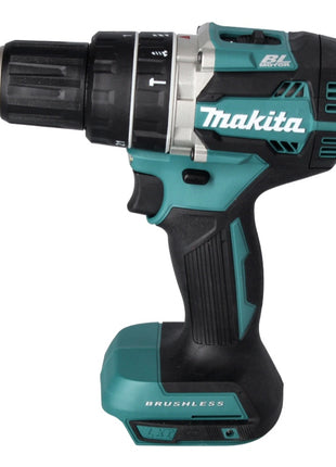 Kit combinado de batería Makita DLX 2272 TJ Amoladora angular de batería DGA 513 + Taladro percutor de batería DHP 484 + 2x batería 5.0 Ah + cargador + Makpac