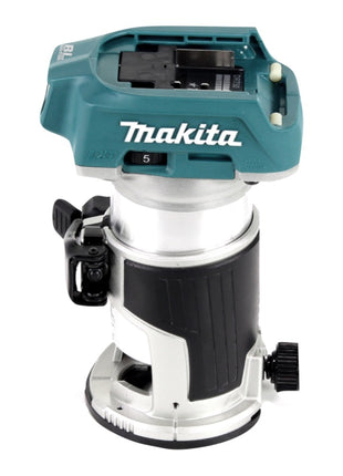 Kit combinado de batería Makita DLX 3116 TJ Taladro percutor de batería DHP 485 + cepilladora de batería DKP 180 + fresadora multifuncional de batería DRT 50 + 2x batería 5,0 Ah + cargador + Makpac