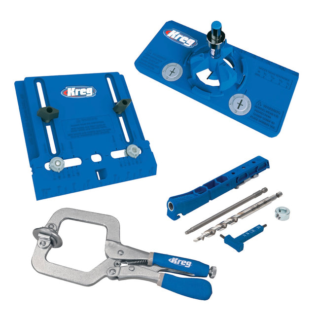KREG Möbelbeschlag + Pocket-Hole Jig Promo Kit Promotion Set Taschenloch Bohrschablone ( KHI-PROMO-INT21 ) - Toolbrothers