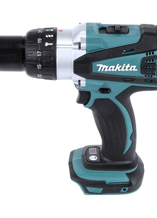 Kit combinado de batería Makita DLX 2005 MJ Taladro de impacto a batería DHP 458 + llave de impacto a batería DTD 146 + 2x batería 4.0 Ah + cargador + Makpac