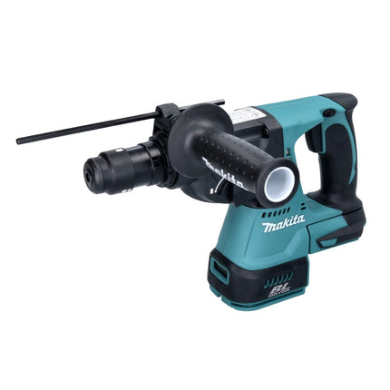 Taladro percutor inalámbrico Makita DHR 243 ZJW 18 V 2.0 J SDS plus sin escobillas + aspiración + Makpac - sin batería, sin cargador