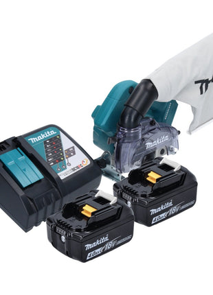 Makita DCC 500 RM Akku Diamantschneider 18 V 125 mm Brushless + 2x Akku 4,0 Ah + Ladegerät - Toolbrothers