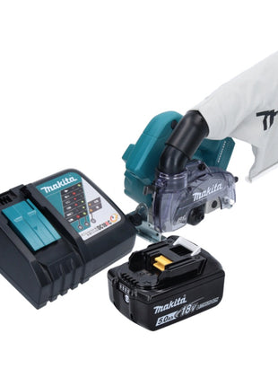 Makita DCC 500 RT1 Akku Diamantschneider 18 V 125 mm Brushless + 1x Akku 5,0 Ah + Ladegerät - Toolbrothers