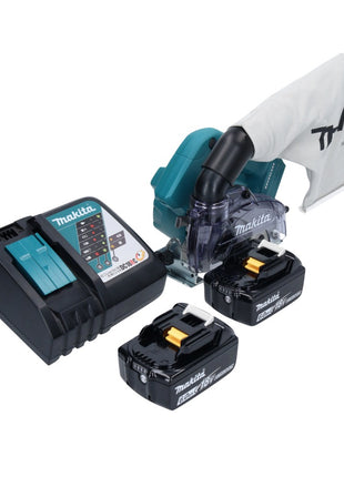 Makita DCC 500 RG Akku Diamantschneider 18 V 125 mm Brushless + 2x Akku 6,0 Ah + Ladegerät - Toolbrothers