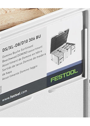 Festool DOMINO XL DS/XL D8/D10 306 BU Dübel Buche 8 x 50 - 10 x 100 mm ( 576791 ) Nachfolger von 498204 - Toolbrothers