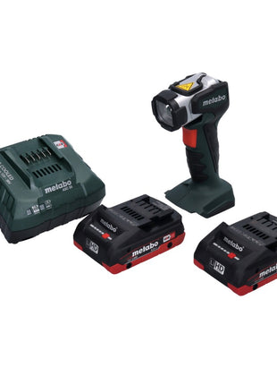 Metabo ULA 14.4 - Projecteur portatif à 18 LED sur batterie 18 V 280 lm + 2x batteries 4,0 Ah + chargeur