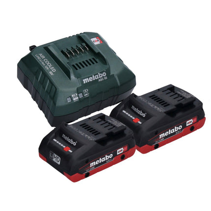 Metabo ULA 14.4 - Foco de mano con batería 18 LED 18 V 280 lm + 2x baterías 4,0 Ah + cargador