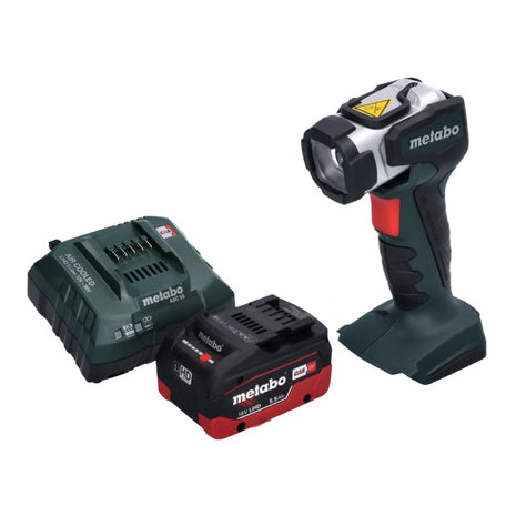 Metabo ULA 14.4 - Foco de mano con batería 18 LED 18 V 280 lm + 1x batería 5,5 Ah + cargador