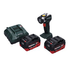 Metabo ULA 14.4 - Foco de mano con batería 18 LED 18 V 280 lm + 2x baterías 5,5 Ah + cargador