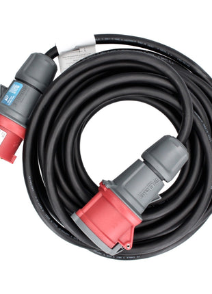 Brennenstuhl Cable de extensión CEE 400 V / 16 A 10 m IP44 negro (1167740) para corriente pesada / corriente trifásica / corriente eléctrica