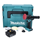 Makita DPV 300 T1J Akku Schleifer Polierer 18 V 50 / 80 mm Brushless + 1x Akku 5,0 Ah + Makpac - ohne Ladegerät - Toolbrothers