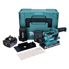 Makita DBO 380 F1J Ponceuse orbitale sans fil 18 V 93 x 185 mm brushless + 1x Batterie 3,0 Ah + Makpac - sans chargeur