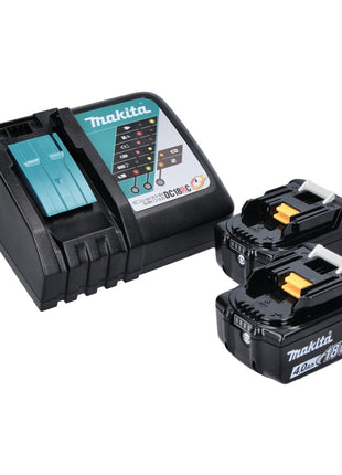 Ponceuse orbitale sur batterie Makita DBO 380 RMJ 18 V 93 x 185 mm sans balais + 2x batteries 4,0 Ah + chargeur + Makpac