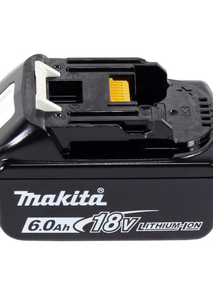 Makita DBO 380 G1J Ponceuse vibrante sans fil 93 x 185 mm Brushless 18V + 1x Batterie 6,0 Ah + Coffret Makpac - sans chargeur