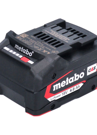 Batería Metabo Li-Power 18 V 4,0 Ah CAS Li-Ion (625027000) con indicador de nivel de carga - sucesora de 625591000