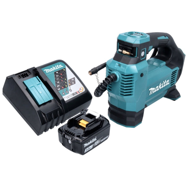 Makita DMP 181 RF1 compresor sin cable 18 V 11,1 bar + 1x batería recargable 3,0 Ah + cargador