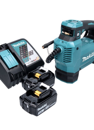 Makita DMP 181 RF Akku Kompressor 18 V 11,1 bar + 2x Akku 3,0 Ah + Ladegerät