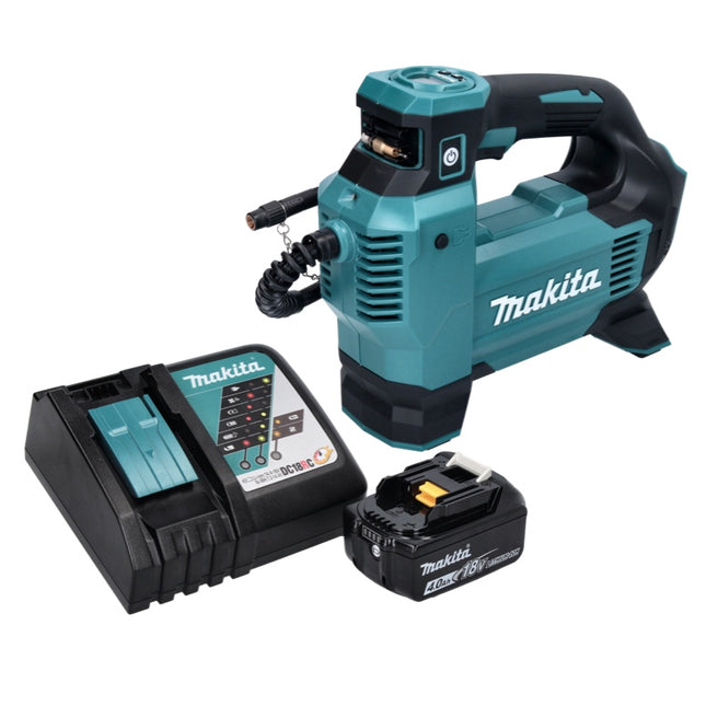 Makita DMP 181 RM1 compresor sin cable 18 V 11,1 bar + 1x batería recargable 4,0 Ah + cargador