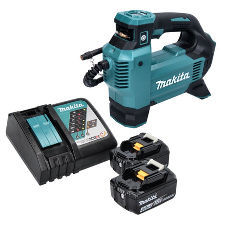 Compresor de batería Makita DMP 181 RM 18 V 11,1 bar + 2x baterías 4,0 Ah + cargador