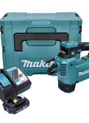 Makita DMP 181 RA1J Akku Kompressor 18 V 11,1 bar + 1x Akku 2,0 Ah + Ladegerät + Makpac