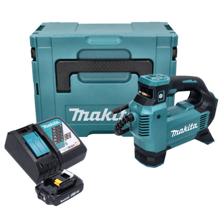 Makita DMP 181 RA1J Compresseur sur batterie 18 V 11,1 bar + 1x batterie 2,0 Ah + chargeur + Makpac