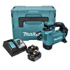 Makita DMP 181 RFJ cordless compressor 18 V 11.1 bar + 2x rechargeable battery 3.0 Ah + charger + Makpac