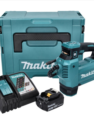 Compresor de batería Makita DMP 181 RM1J 18 V 11,1 bar + 1x batería 4,0 Ah + cargador + Makpac