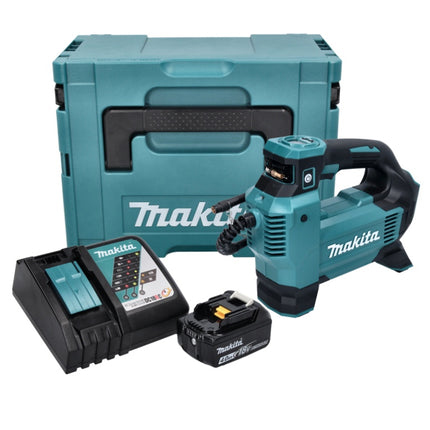 Makita DMP 181 RM1J compresor sin cable 18 V 11,1 bar + 1x batería 4,0 Ah + cargador + Makpac