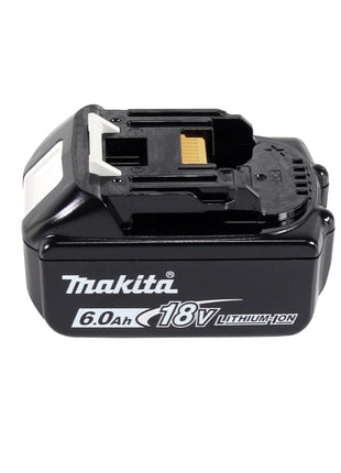 Compresor de batería Makita DMP 181 G1J 18 V 11,1 bar + 1x batería 6,0 Ah + Makpac - sin cargador