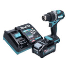 Taladro atornillador inalámbrico Makita DF 002 GM1 40 V máx. 64 Nm Brushless XGT + 1x batería 4,0 Ah + cargador