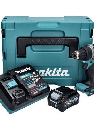 Makita DF 002 GD101 Perceuse-visseuse sans fil 40 V maxi 64 Nm brushless XGT + 1x Batterie 2,5 Ah + Chargeur + Coffret Makpac