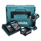 Makita DF 002 GM101 Perceuse-visseuse sans fil 40 V maxi 64 Nm brushless XGT + 1x Batterie 4,0 Ah + Chargeur + Coffret Makpac