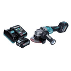 Makita GA 023 GD1 Smerigliatrice angolare a batteria 40 V max. 125 mm Brushless XGT + 1x batteria 2,5 Ah + caricabatteria
