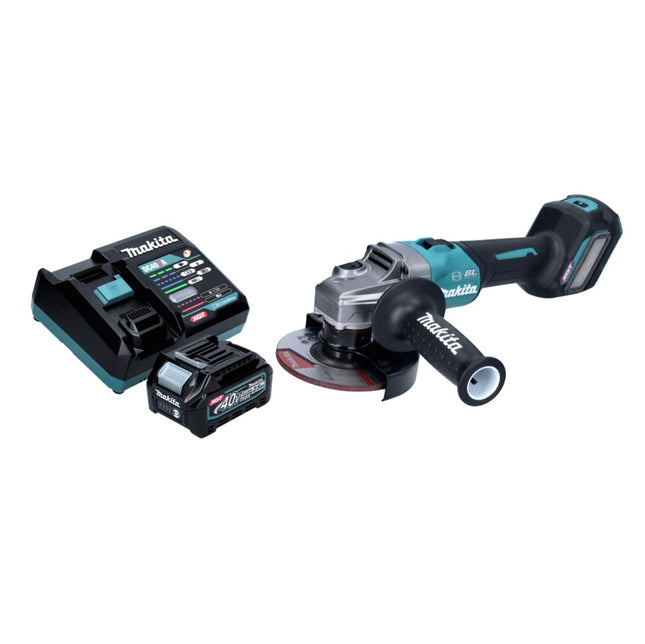 Makita GA 023 GD1 Cordless angle grinder 40 V max. 125 mm Brushless XGT + 1x rechargeable battery 2.5 Ah + charger
