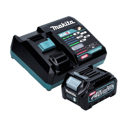 Makita GA 023 GD1 Smerigliatrice angolare a batteria 40 V max. 125 mm Brushless XGT + 1x batteria 2,5 Ah + caricabatteria