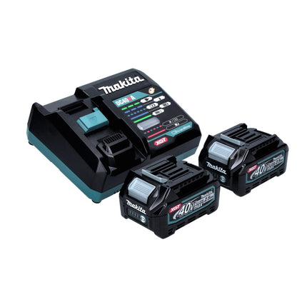 Makita GA 023 GD2 Smerigliatrice angolare a batteria 40 V max. 125 mm Brushless XGT + 2x batteria 2,5 Ah + caricabatteria