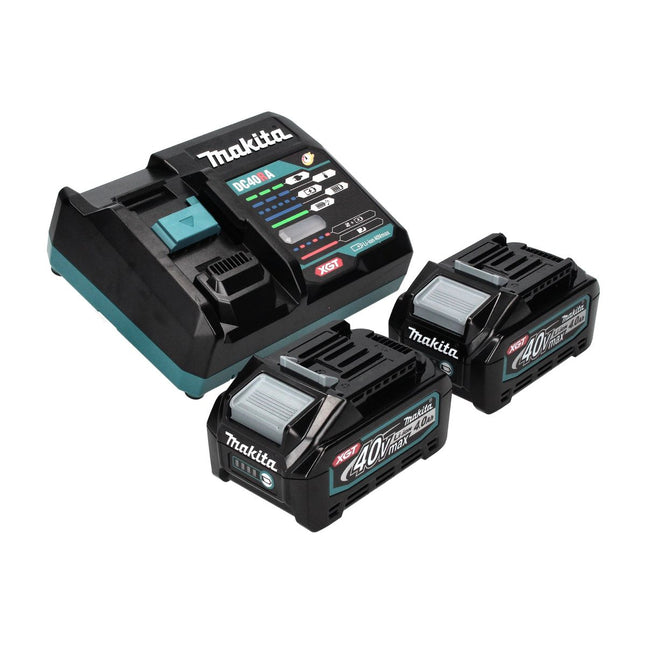 Makita Power Source Kit 40 V max. ( 191L77-9 ) with 2x BL 4040 battery 4.0 Ah + DC 40 RA fast charger XGT LXT