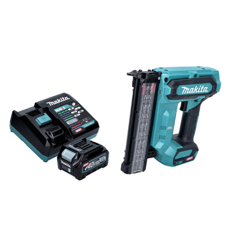 Clavadora con cabezal de batería Makita FN 001 GD1 40 V máx. XGT Brushless + 1x batería 2,5 Ah + cargador