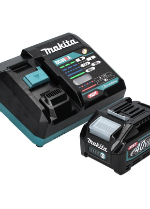 Clavadora con cabezal de batería Makita FN 001 GM1 40 V máx. XGT Brushless + 1x batería 4,0 Ah + cargador