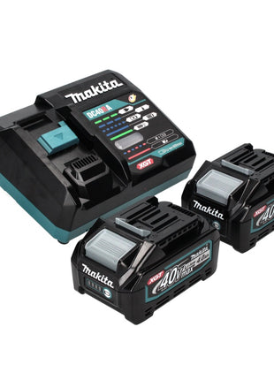 Makita FN 001 GM2 Cloueur sans fil Brushless XGT 40 V + 2x Batteries 4,0Ah + Chargeur