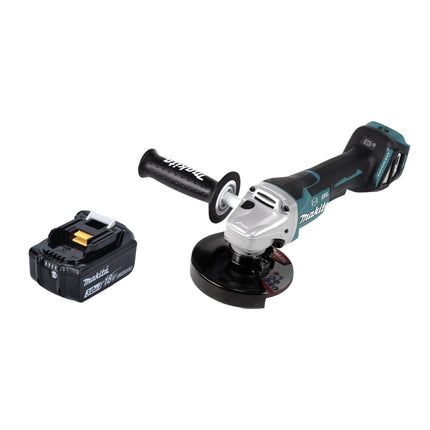 Makita DGA 517 F1 cordless angle grinder 18 V 125 mm brushless + 1x rechargeable battery 3.0 Ah - without charger
