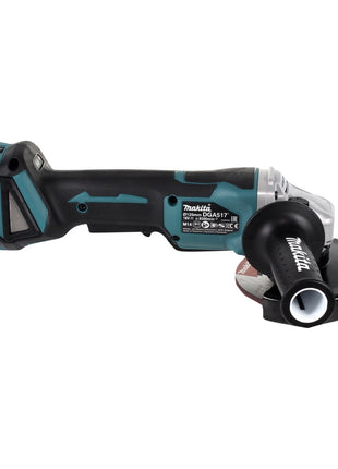 Amoladora angular a batería Makita DGA 517 RM 18 V 125 mm sin escobillas + 2x baterías 4,0 Ah + cargador