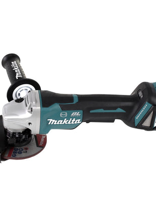 Amoladora angular a batería Makita DGA 517 T1 18 V 125 mm sin escobillas + 1x batería 5,0 Ah - sin cargador