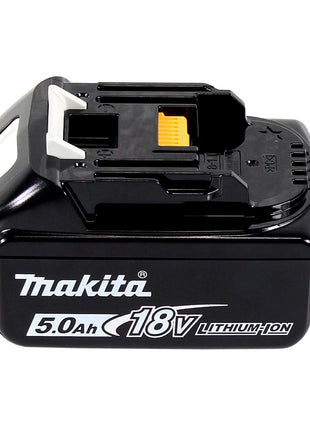 Amoladora angular a batería Makita DGA 517 T1 18 V 125 mm sin escobillas + 1x batería 5,0 Ah - sin cargador