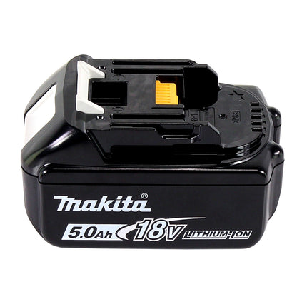 Amoladora angular sin cable Makita DGA 517 T1 18 V 125 mm sin escobillas + 1x batería recargable 5,0 Ah - sin cargador