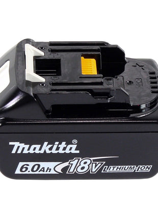 Amoladora angular a batería Makita DGA 517 G1 18 V 125 mm sin escobillas + 1x batería 6,0 Ah - sin cargador