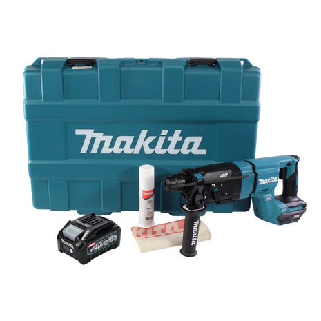 Martillo combinado a batería Makita HR 007 GM101 40 V máx. 3,0 J SDS plus XGT + 1x batería 4,0 Ah + estuche - sin cargador