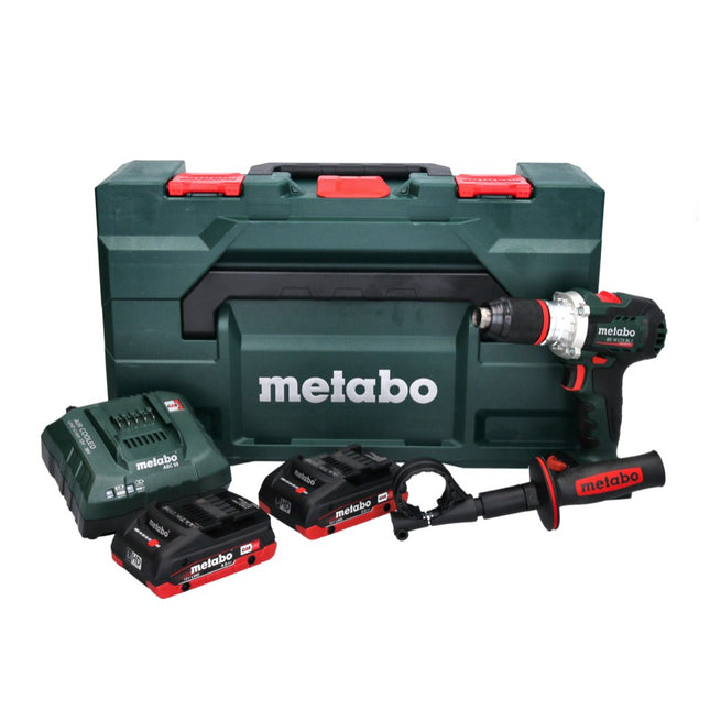 Metabo BS 18 LTX BL I Akku Bohrschrauber 18 V 130 Nm + 2x Akku 4,0 Ah + Ladegerät + metaBOX - Toolbrothers
