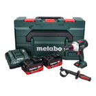 Metabo BS 18 LTX BL I Akku Bohrschrauber 18 V 130 Nm ( 602358660 ) + 2x Akku 5,5 Ah + Ladegerät + metaBOX - Toolbrothers