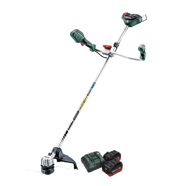 Metabo FSB 36-18 LTX BL 40 Desbrozadora sin cable 36 V ( 2x 18 V ) bimanual sin escobillas + 2x batería 5,5 Ah + cargador